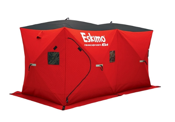 北米の氷上釣り用キューブ型テント | わかさぎ＆ヒメマス釣行記